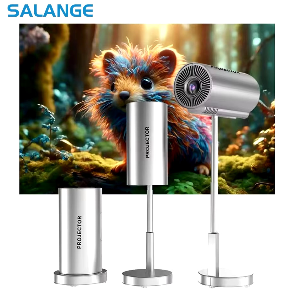 Salange X5 Projector Native 1080P HD 4K Android Wifi Bluetooth 3D Surround Sound Outdoor Office Home Theater Video Game Console